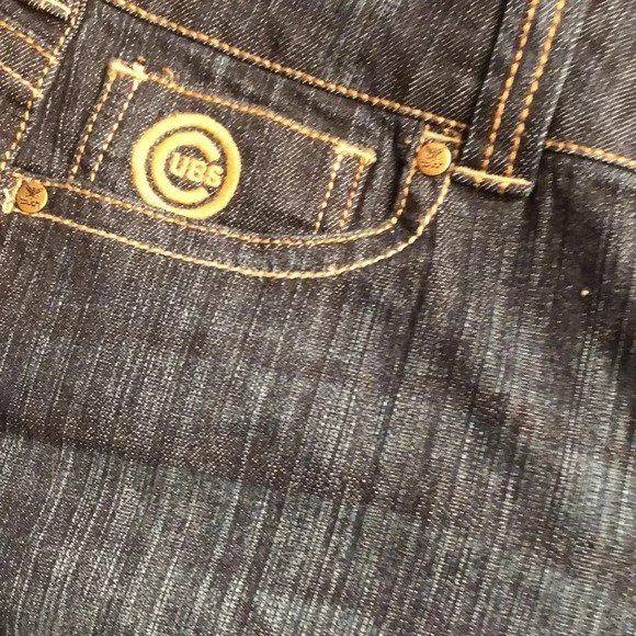 NWT Chicago Cubs Women's Touch Jeans by Alyssa Milano 29 - Picture 4 of 10